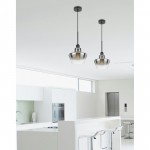 Matte black Glass Brockton - Pendant