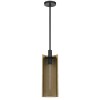 Black/basswood Metal Wigan - Pendant