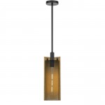 Black/basswood Metal Wigan - Pendant