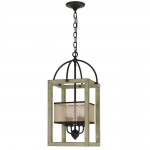 Distressed oak Metal Palencia - Chandelier, FX-3781-4