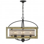 Distressed oak Metal Palencia - Chandelier, FX-3781-6