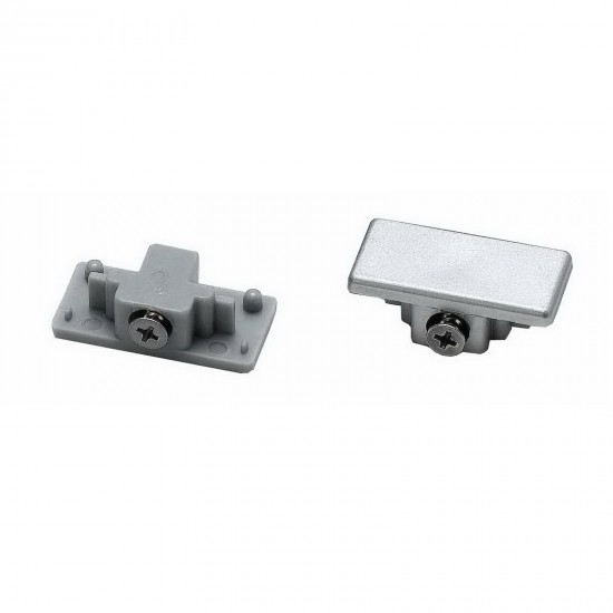 Brushed steel Plastic Cal track - Track connectors, HT-280-BS