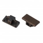 Rust Plastic Cal track - Track connectors, HT-280-RU