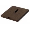 Rust Plastic Cal track - Track connectors, HT-297-RU