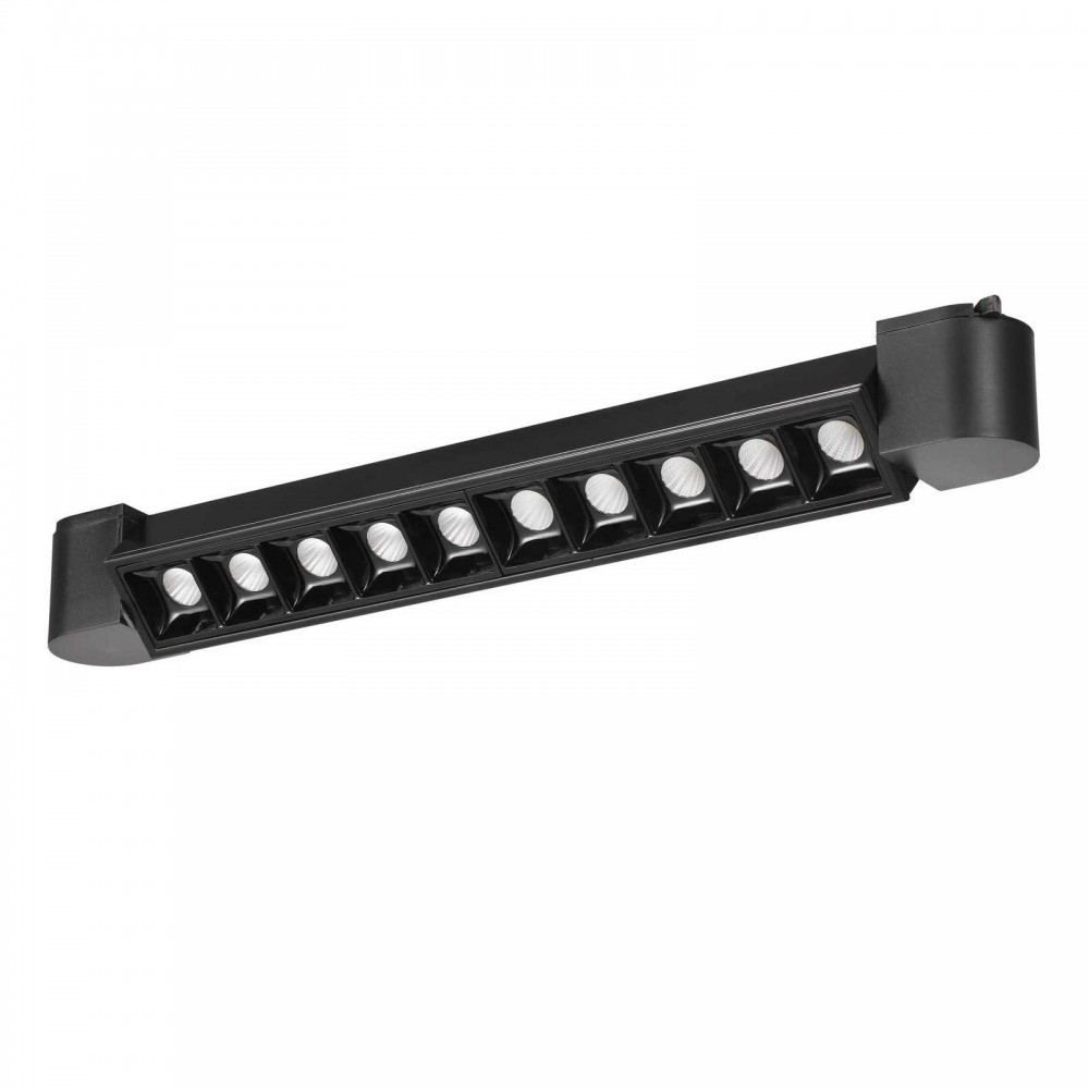 Black Casted alumimum Dimmable Track heads with lutron brand dimmers, 13.75