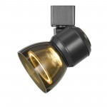 Dark bronze Metal/polycarbonate Led track fixture - Track heads, HT-888DB-SMOCLR