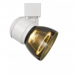 White Metal/polycarbonate Led track fixture - Track heads, HT-888WH-SMOCLR