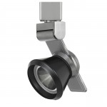 Brushed steel Metal Led track fixture - Track heads, HT-999BS-CONEBK