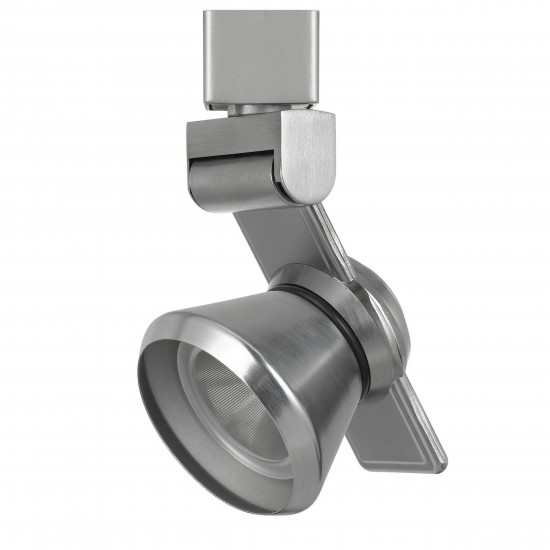 Brushed steel Metal Led track fixture - Track heads, HT-999BS-CONEBS