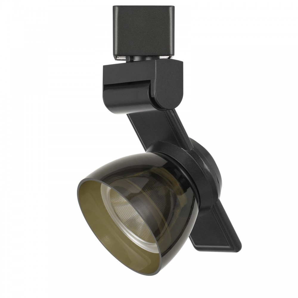 Dark bronze Metal/polycarbonate Led track fixture - Track heads, HT-999DB-SMOCLR