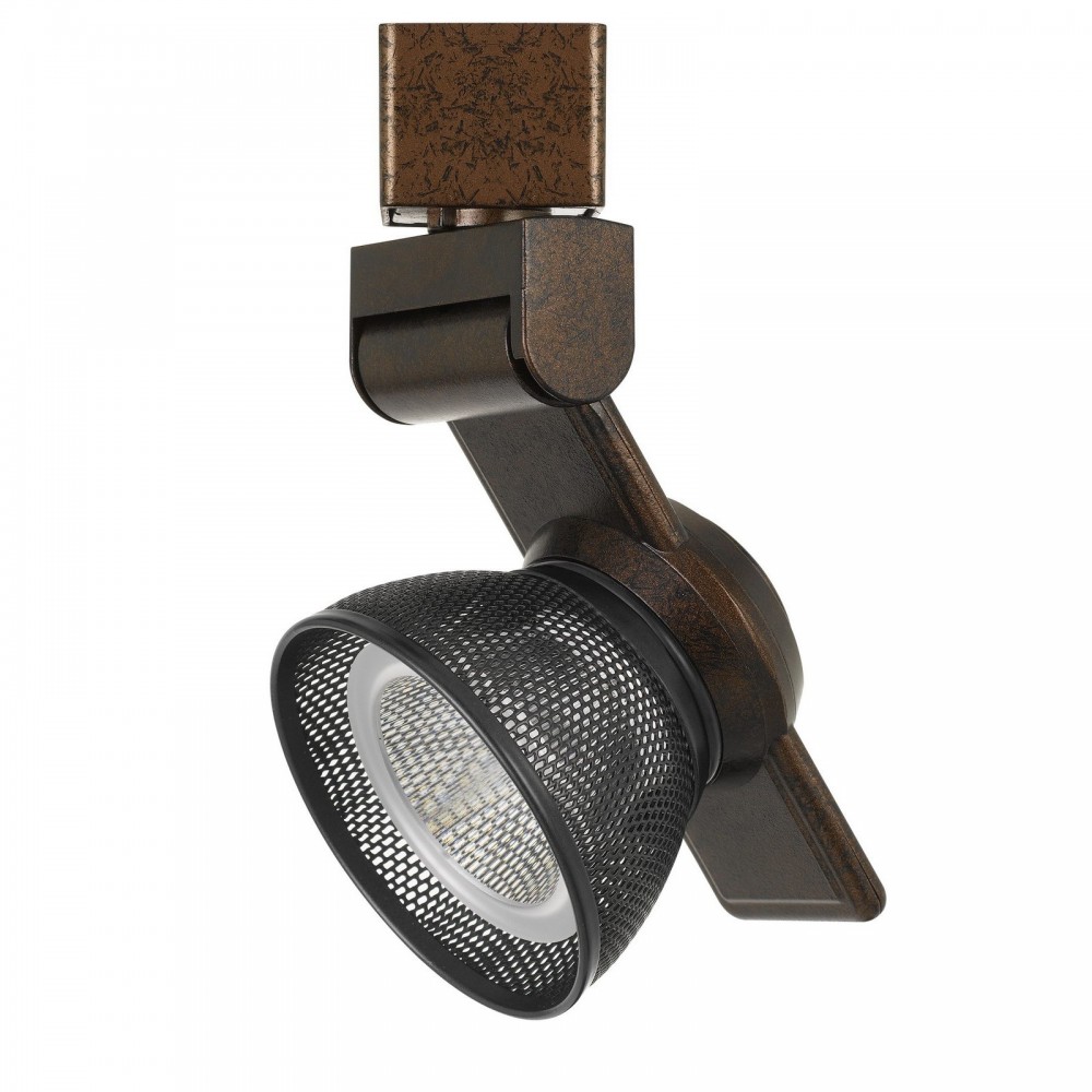 Rust Metal Led track fixture - Track heads, HT-999RU-MESHDB