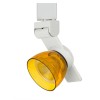 White Metal/polycarbonate Led track fixture - Track heads, HT-999WH-AMBCLR