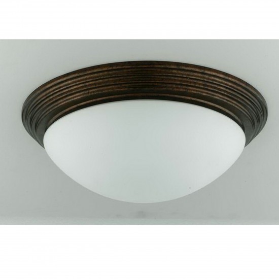 Rust Metal Ceiling - Surface mount light, LA-181L-RU