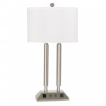 Brushed steel Metal Hotel - Desk lamp, LA-2004DK-1RBS