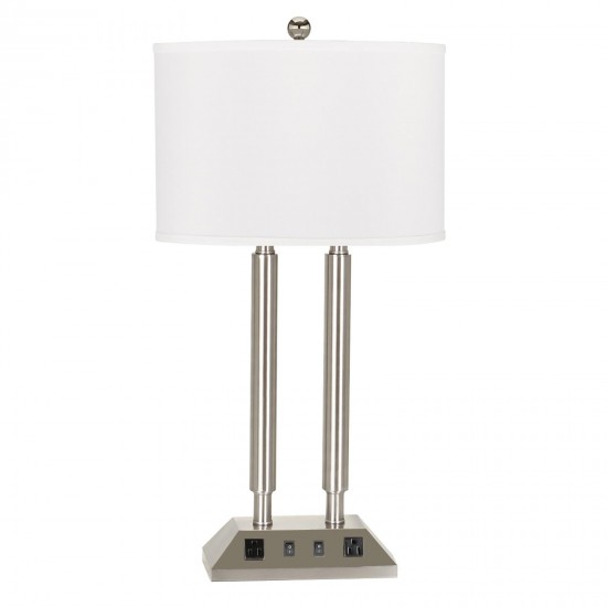 Brushed steel Metal Hotel - Desk lamp, LA-2004DK-1RBS