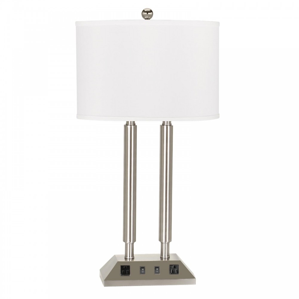 Brushed steel Metal Hotel - Desk lamp, LA-2004DK-1RBS