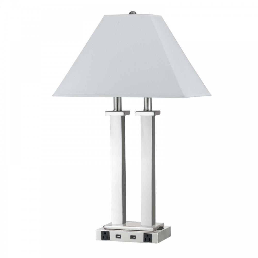 Brushed steel Metal Desk - Desk lamp, LA-60003DK-4RBS