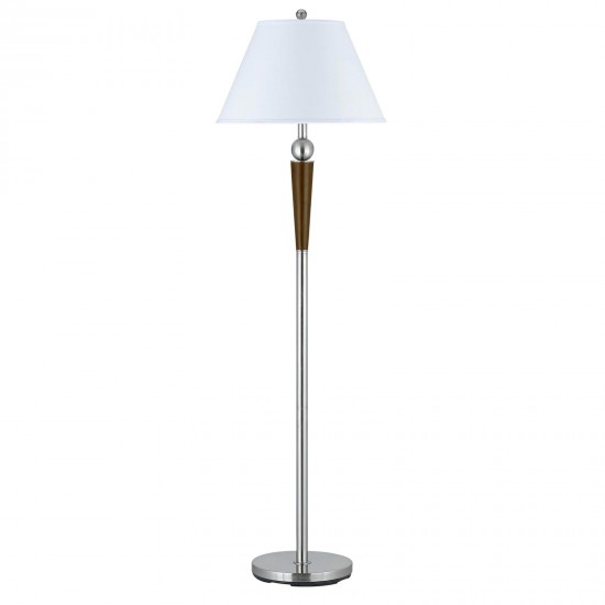 Brushed steel Metal Hotel - Floor lamp, LA-8005FL-1BS