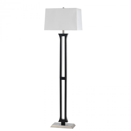 Brushed steel Metal Hotel - Floor lamp, LA-8022FL-1-BS