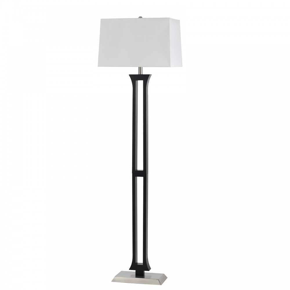 Brushed steel Metal Hotel - Floor lamp, LA-8022FL-1-BS