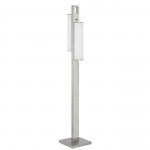 Brushed steel Metal Zamora - Floor lamp