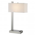 Brushed steel Metal Drancy - Desk lamp