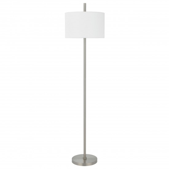 Brushed steel Metal Roanne - Floor lamp