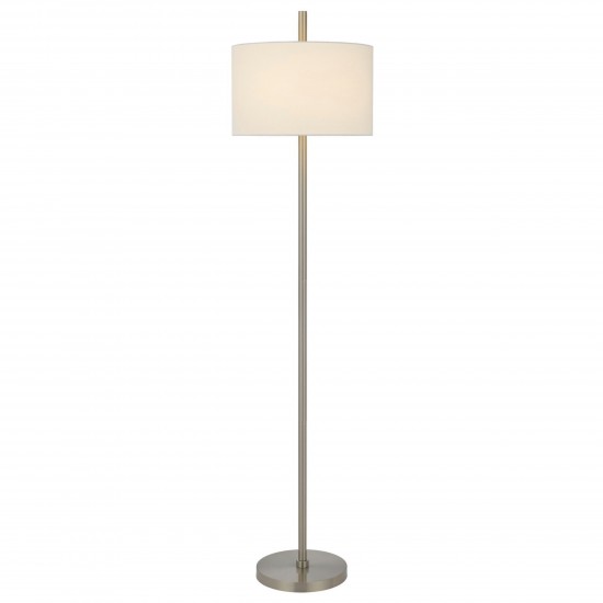 Brushed steel Metal Roanne - Floor lamp