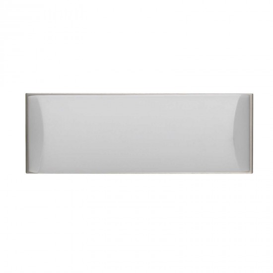Brushed steel Acrylic/metal Contract lighting - Vanity light, LA-8603-S