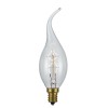 Clear & chrome Metal Edison bulb - Halogen, LB-7148-25W