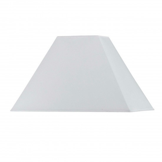 White Fabric Square - Lamp shades, SH-1135