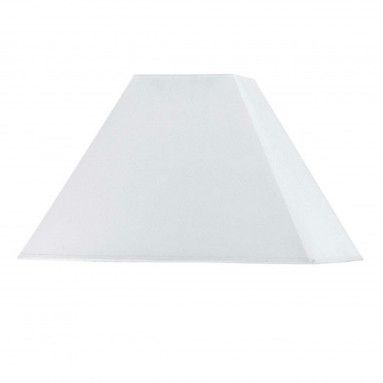 White Fabric Square - Lamp shades, SH-1136