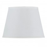 White Fabric Coolie - Lamp shades, SH-1247