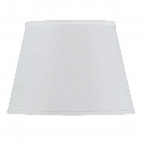 White Fabric Coolie - Lamp shades, SH-1247