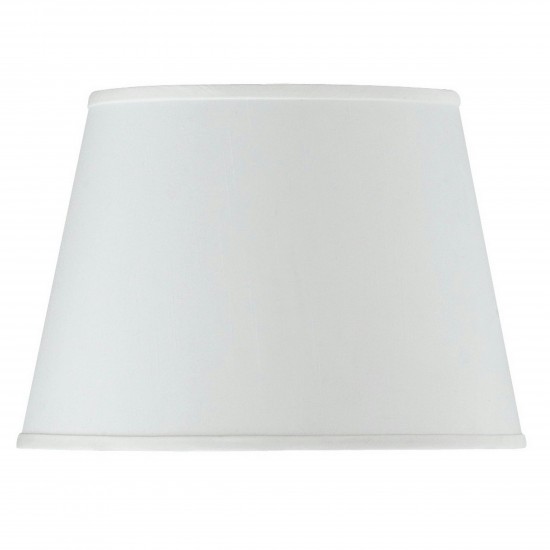 White Fabric Coolie - Lamp shades, SH-1248