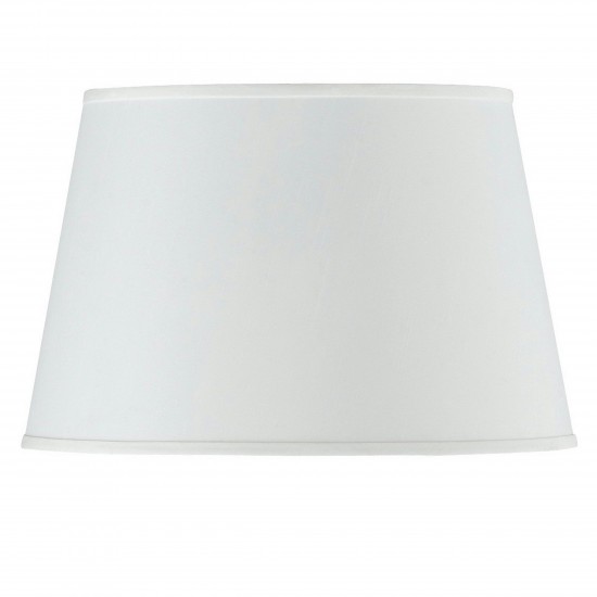 White Fabric Coolie - Lamp shades, SH-1249