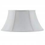 White Fabric Piped junior - Lamp shades