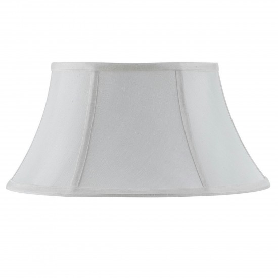 White Fabric Piped junior - Lamp shades