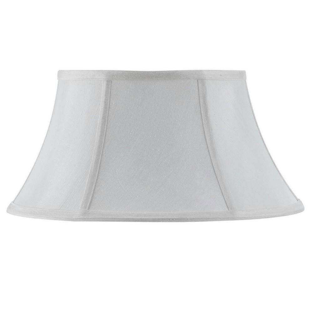 White Fabric Piped junior - Lamp shades