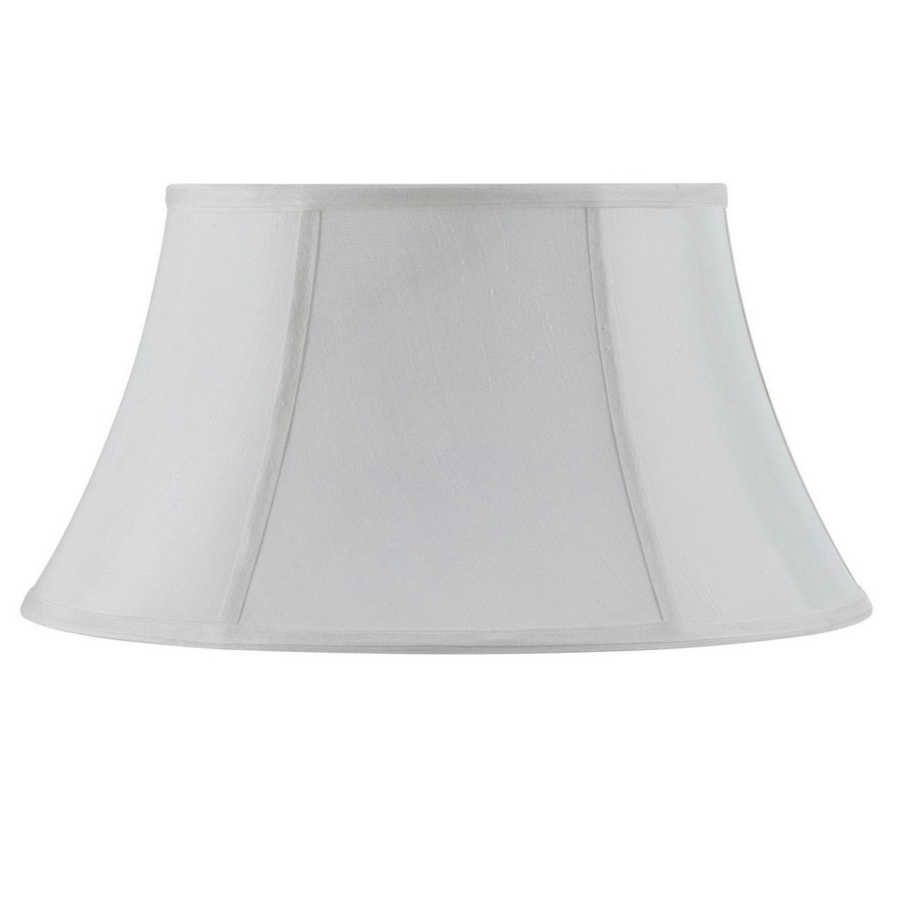 White Fabric Piped swing arm - Lamp shades, SH-8103/14-WH