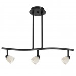 Black Metal Serpentine - Surface mount light, SL-954-3-BK/WH