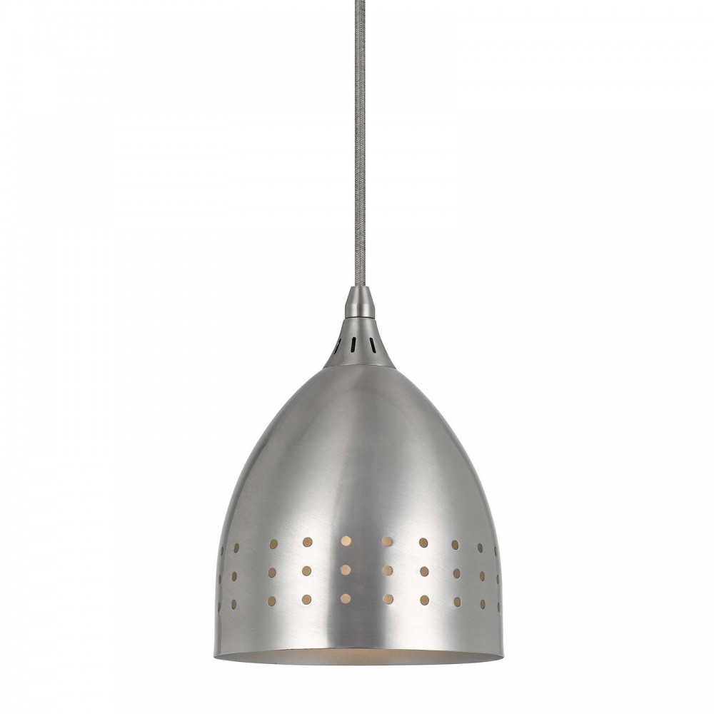 Brushed steel Metal Low voltage uni pack pendants - Pendant, UP-1007/6-BS