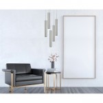 Brushed steel Metal Melini - Pendant