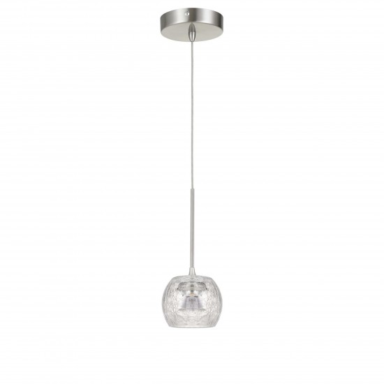 Brushed steel Metal/glass Ithaca - Pendant, UP-1122