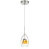Clear yellow Metal 128 integrated led pendant - Pendant