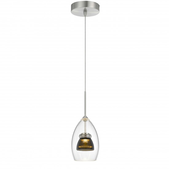 Smoked Metal 128 integrated led pendant - Pendant