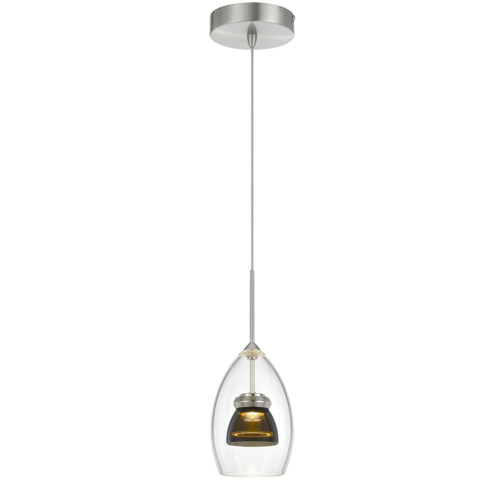 Smoked Metal 128 integrated led pendant - Pendant