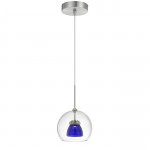 Clear blue Metal 335 integrated led pendant - Pendant