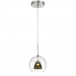 Smoked Metal 335 integrated led pendant - Pendant