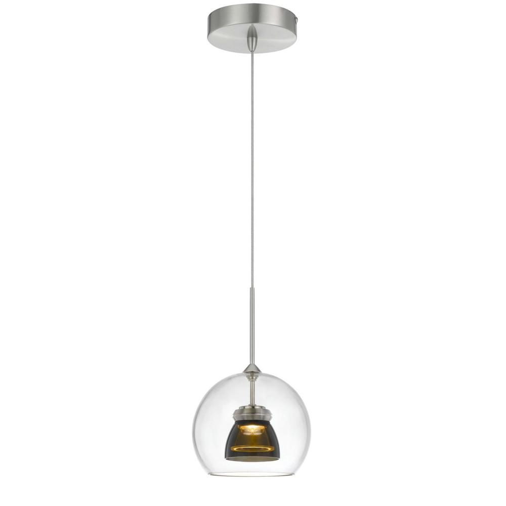 Smoked Metal 335 integrated led pendant - Pendant